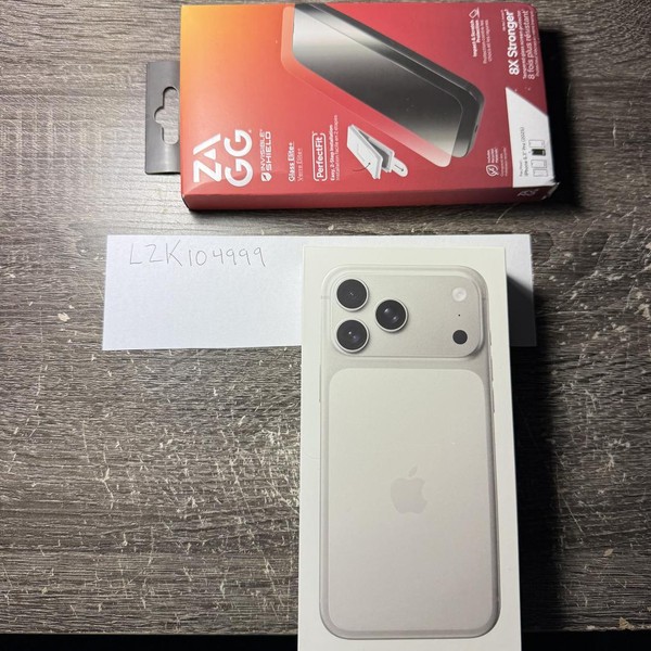 Apple iPhone 17 Pro Max - Unlocked, 1 TB, Silver, A3257