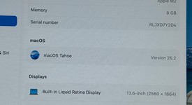 Good
													MacBook Air 2022 (M2) - 13" - Apple M2, Midnight, 256 GB, 8 GB, photo 3 of 9