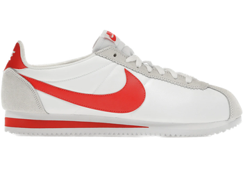Nike Classic Cortez Nylon White Habanero Red for sale