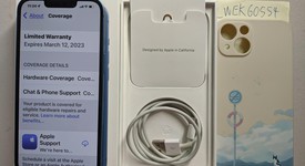 Mint
													Apple iPhone 13 - Unlocked, Blue, 128 GB, A2482, photo 1 of 8