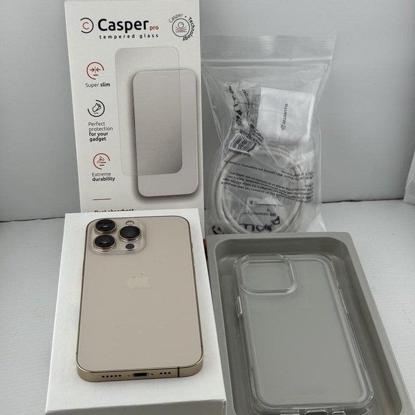 Apple iPhone 13 Pro - Unlocked, 256 GB, Gold, A2483