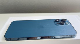 Good
													Apple iPhone 12 Pro Max - Unlocked, Pacific Blue, 256 GB, A2342, photo 4 of 9