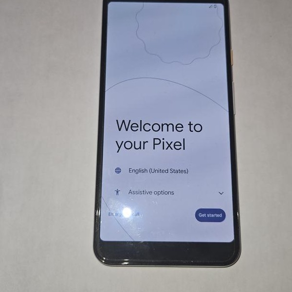 Google Pixel 3a XL - Unlocked, 64 GB, White, 4 GB, G020C