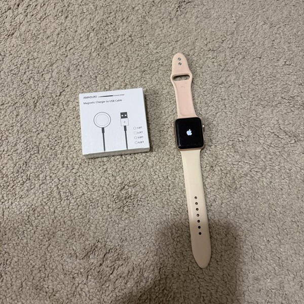 Apple Watch Series 3 42mm - Rose Gold, A1859, Aluminum - GPS