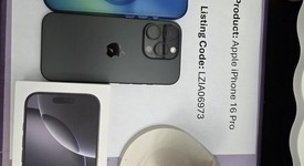 Good
													Apple iPhone 16 Pro - Unlocked, Black, 256 GB, A3083, photo 1 of 5