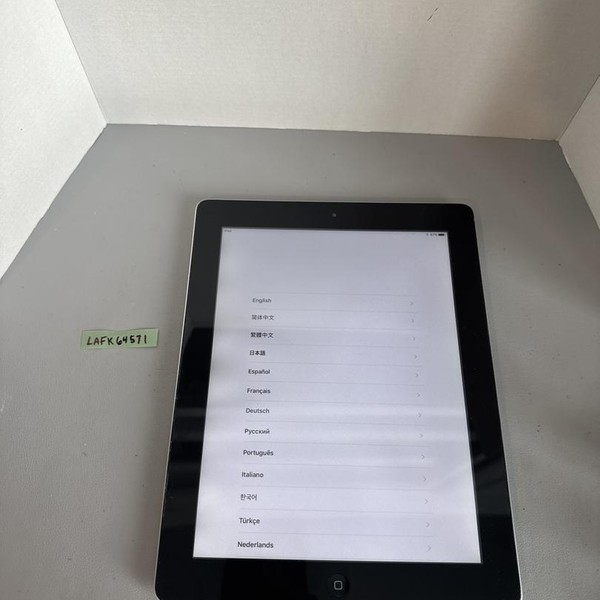 Apple iPad 4 - Wi-Fi, 16 GB, Black, A1458