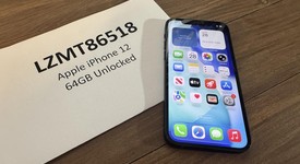 Fair
													Apple iPhone 12 - Unlocked, Black, 64 GB, A2172, photo 1 of 6