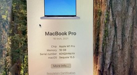 Fair
													MacBook Pro 2021 - 16" - Apple M1 Pro 10-core, Gray, 512 GB, 16 GB, photo 1 of 17