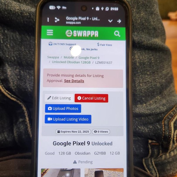 Google Pixel 9 - Unlocked, 128 GB, Obsidian, 12 GB, G2YBB