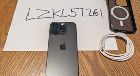 Good
													Apple iPhone 15 Pro - Unlocked, Black, 128 GB, A2848, photo 2 of 8