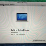 Good MacBook Pro 2015 (Retina) - 13 inch - 256 GB, Silver, 8 GB