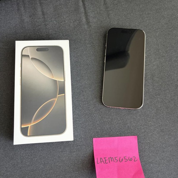Apple iPhone 16 Pro - Unlocked, 128 GB, Natural, A3083