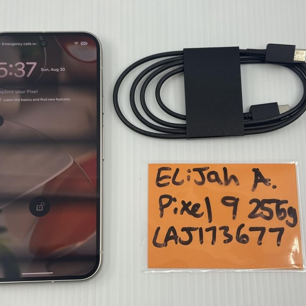 Google Pixel 9 - Unlocked, 256 GB, Porcelain, 12 GB, G2YBB