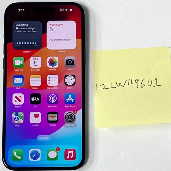 Apple iPhone 15 Plus - Verizon, 128 GB, Black, A2847