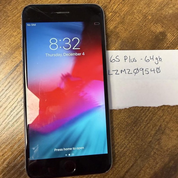 Apple iPhone 6S Plus - Unlocked, 64 GB, Silver, A1687