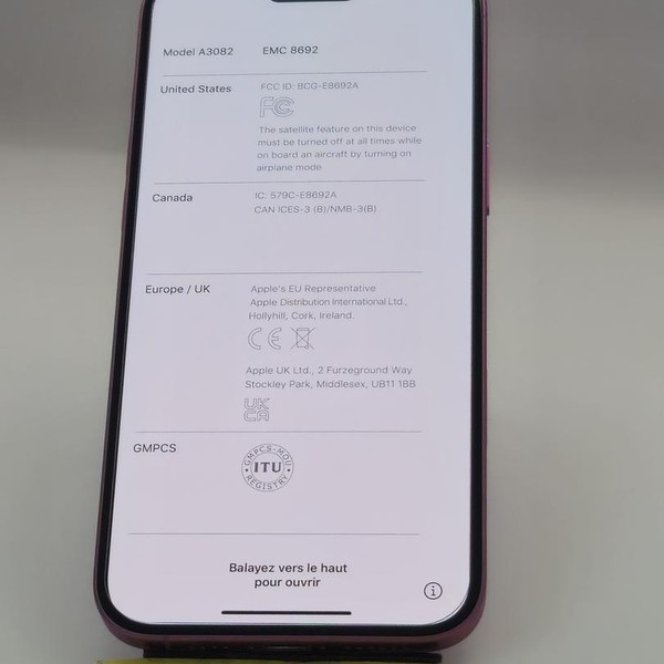 Apple iPhone 16 Plus - Unlocked, 128 GB, Pink, A3082