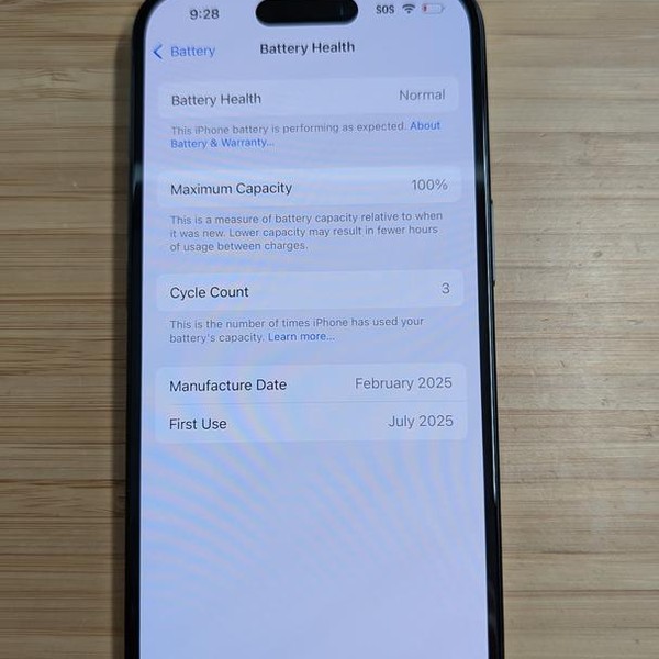 Apple iPhone 16 - Unlocked, 128 GB, Black, A3081