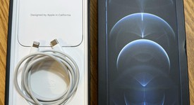 Good
													Apple iPhone 12 Pro Max - Unlocked, Pacific Blue, 256 GB, A2342, photo 4 of 5