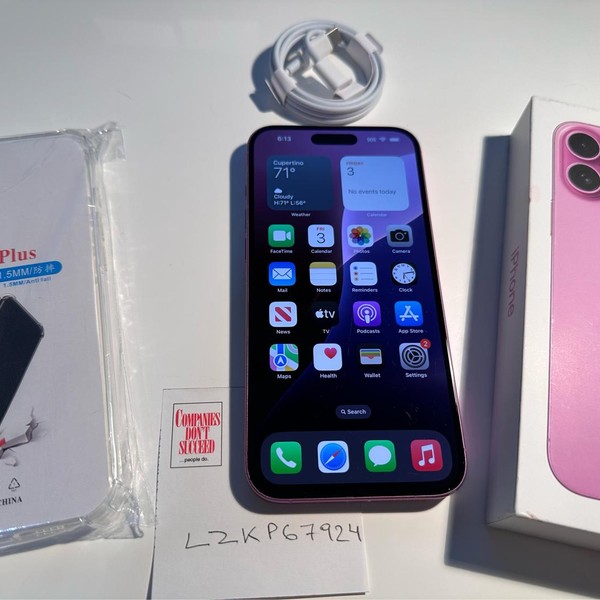 Apple iPhone 16 Plus - Unlocked, 128 GB, Pink, A3082