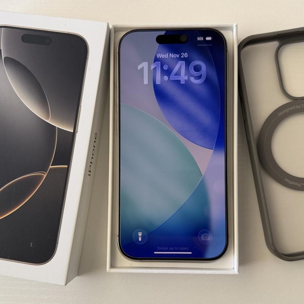 Apple iPhone 16 Pro - T-Mobile, 128 GB, Natural, A3083