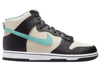Nike Dunk High EMB Beige Black Washed Teal for sale