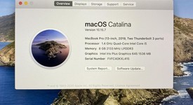 Good
													MacBook Pro 2019 - 13" - I5, Silver, 256 GB, 8 GB, photo 2 of 12