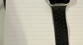 Good
													Apple Watch Series 6 44mm - Silver, A2292 - GPS, Nike, photo 1 of 4