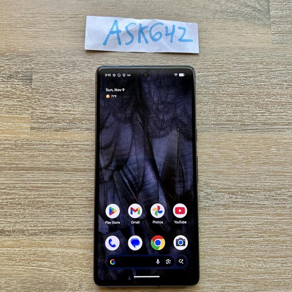 Google Pixel 7 - Unlocked, 128 GB, Obsidian, 8 GB, GVU6C, Sub-6 5G