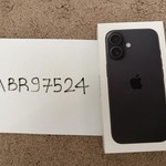 New Apple iPhone 16 - Unlocked, 128 GB, Black, A3081