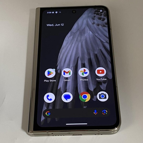 Google Pixel Fold - Unlocked, 256 GB, Porcelain, 12 GB, G9FPL
