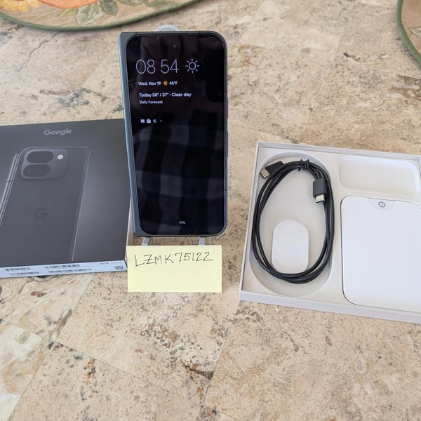 Google Pixel 9 Pro Fold - Unlocked, 512 GB, Obsidian, GGH2X