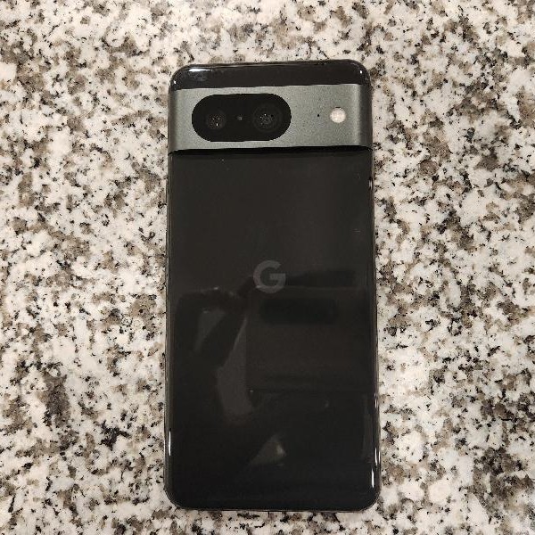 Google Pixel 8 - Unlocked, 128 GB, Obsidian, 8 GB, G9BQD, Sub-6 5G