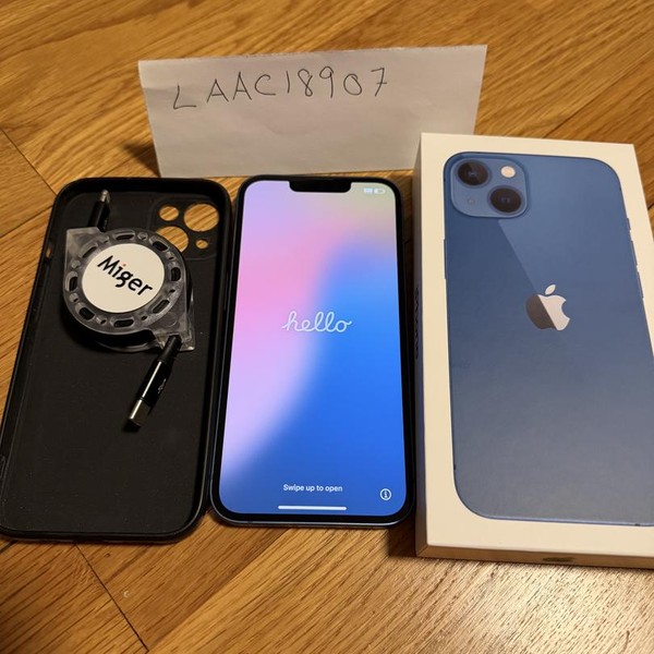 Apple iPhone 13 - Unlocked, 128 GB, Blue, A2482