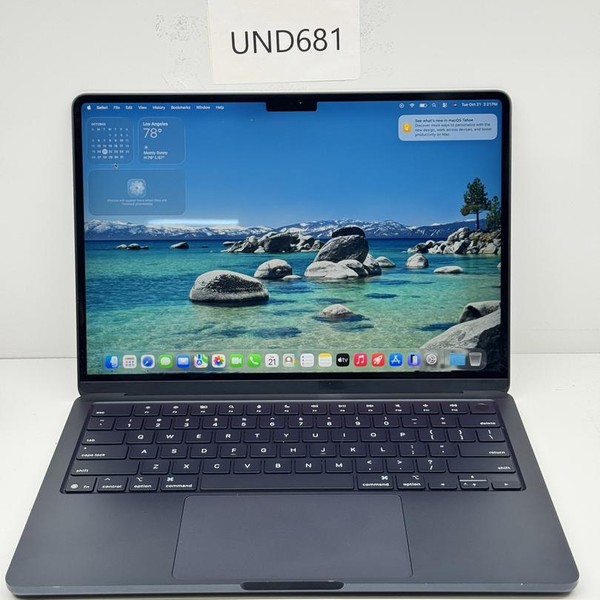 MacBook Air 2025 (M4) - 13 inch - 256 GB, Midnight, 16 GB, Apple M4