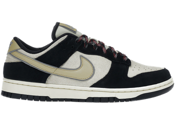 Nike Dunk Low LX Black Suede Team Gold (Women's) for sale