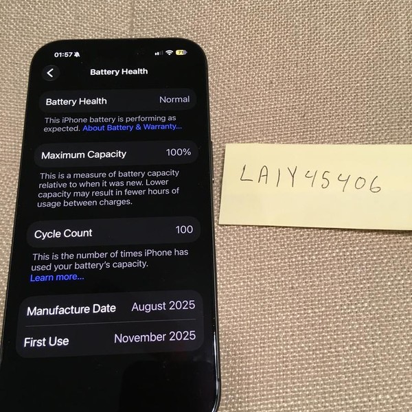 Apple iPhone 17 - Unlocked, 256 GB, Black, A3258
