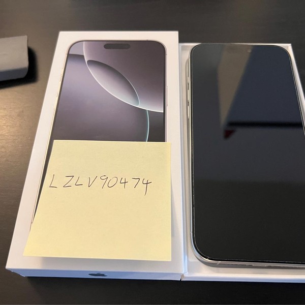 Apple iPhone 16 Pro Max - Unlocked, 256 GB, White, A3084