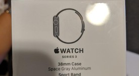 New
													Apple Watch Series 3 38mm - Gray, A1858, Aluminum - GPS, photo 2 of 3