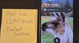 Good
													Google Pixel 6a - Unlocked, Sage, 128 GB, 6 GB, GX7AS, photo 2 of 5