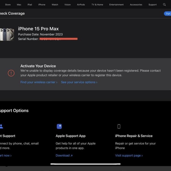 Apple iPhone 15 Pro Max - Unlocked, 256 GB, Black, A2849