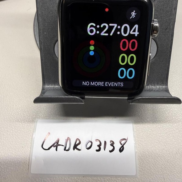 Apple Watch (1st Gen) 42mm - 8 GB, Silver, A1554, Stainless Steel