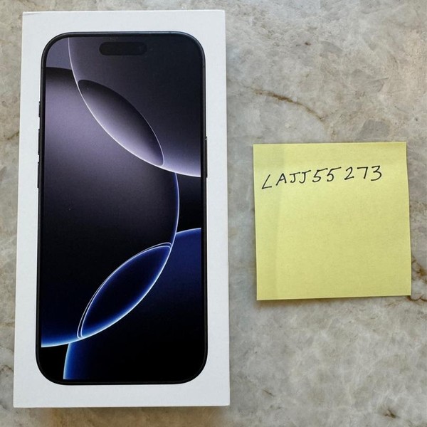Apple iPhone 16 Pro - Unlocked, 1 TB, Black, A3083