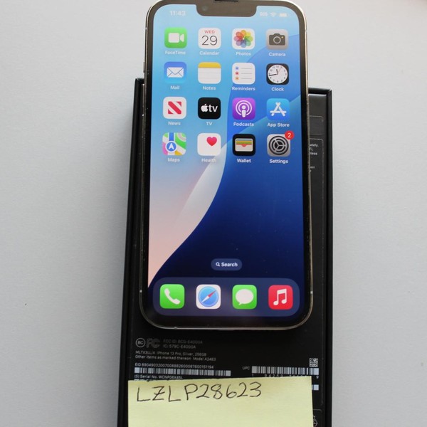 Apple iPhone 13 Pro - Verizon, 256 GB, Silver, A2483