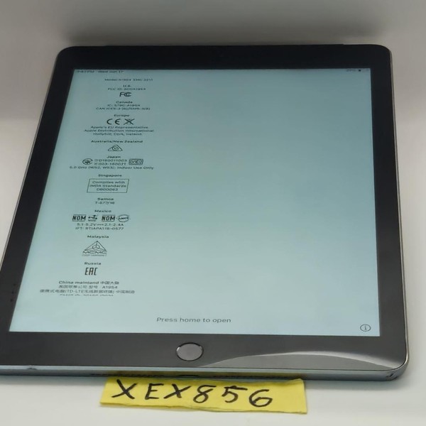 Apple iPad (6th Gen) - Unlocked, 32 GB, Gray, A1954