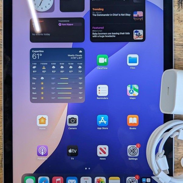 Apple iPad Air 11 inch (M2) 2024 - Wi-Fi, 128 GB, Purple, A2902