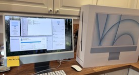 Mint
													iMac 2021 24" - Apple M1, Blue, 1 TB, 16 GB, photo 1 of 6
