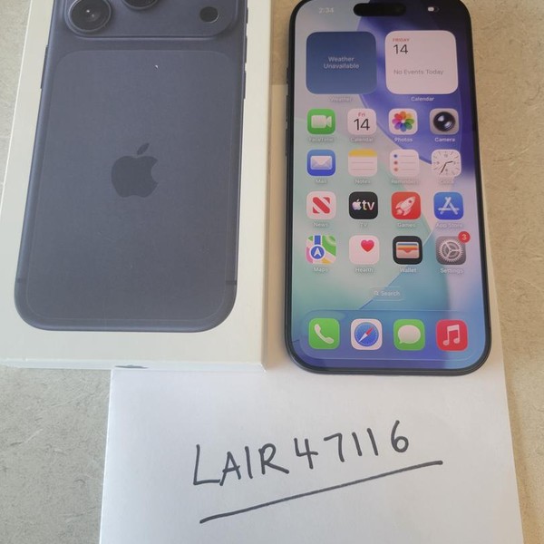 Apple iPhone 17 Pro - Unlocked, 1 TB, Deep Blue, A3256