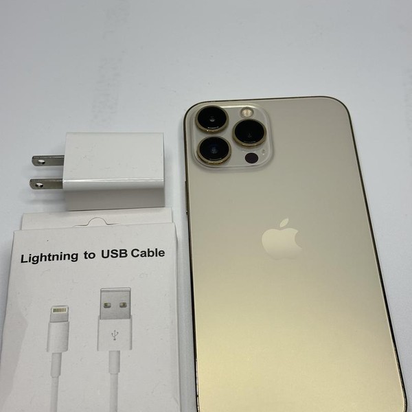 Apple iPhone 13 Pro Max - Unlocked, 128 GB, Gold, A2484
