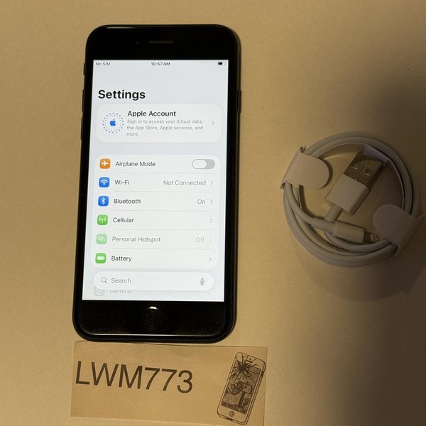 Apple iPhone SE 3rd Gen 2022 - Unlocked, 64 GB, Midnight, A2595