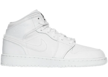 Jordan 1 Retro Mid White (2017) (GS) for sale
